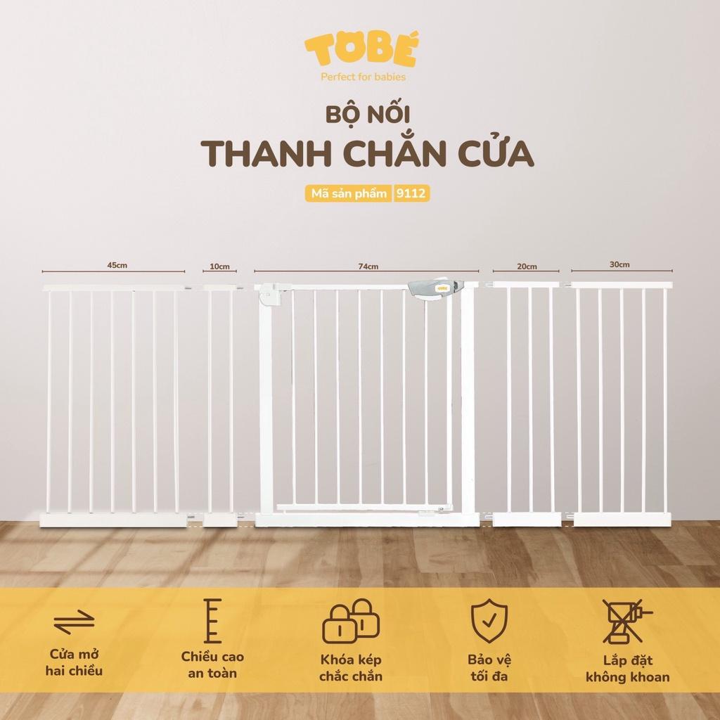 Bộ nối thanh chắn cửa Tobé đa dạng các kích thước, tiện lợi, an toàn cho mẹ và bé
