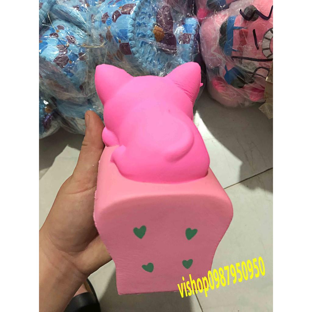Bán SQUISHY BÁNH CHUỘT HỒNG LÈ LƯỠI Siêu tốt