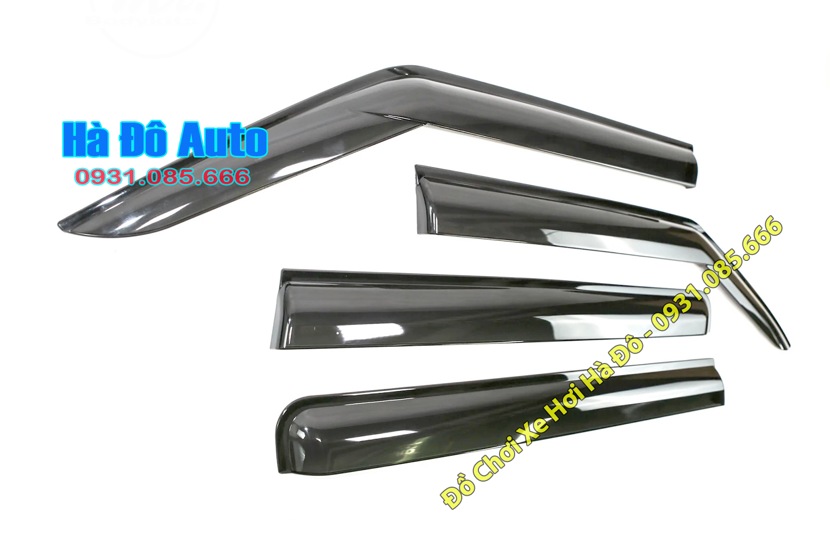 Vè Mưa Swift 2012 2013 2014 2015 2016 2017 2018 Màu Đen - Viền Che Mưa Cửa Kính Suzuki Swift 2012/2018