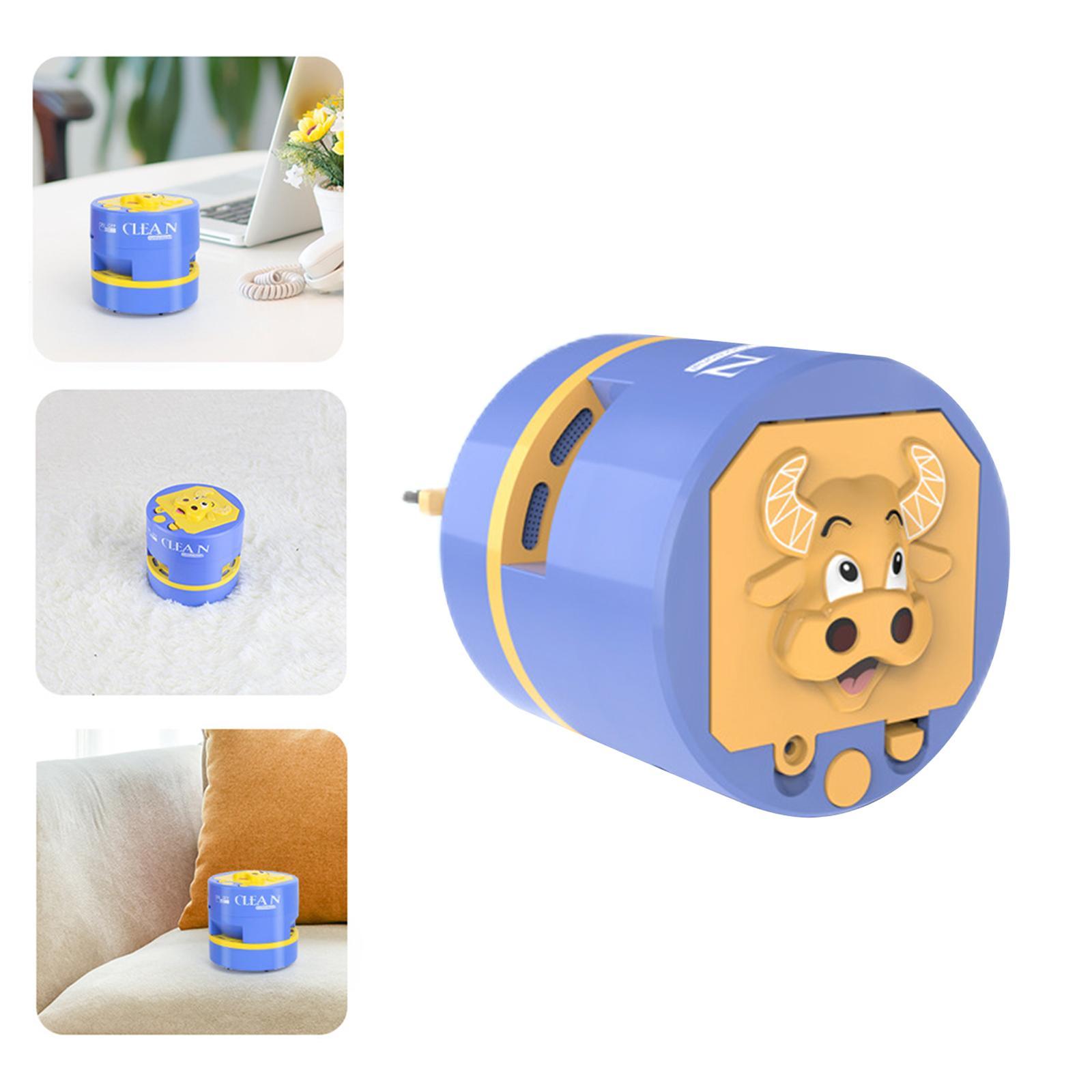 Mini Desktop Vacuum Cleaner with Vacuum Nozzle for Cleaning Dust Crumbs