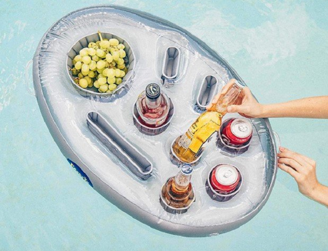 Khay Nổi Bơm Hơi Tiệc Hồ Bơi Floating Drinks Hot Tub
