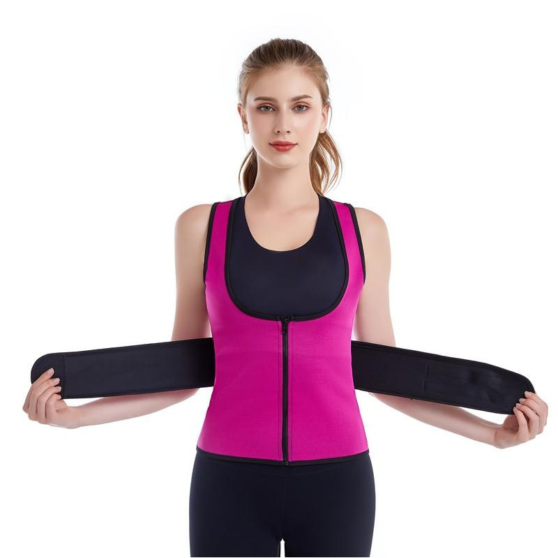 Women's postpartum corset waist adjustable velcro zipper corset tummy waist corset