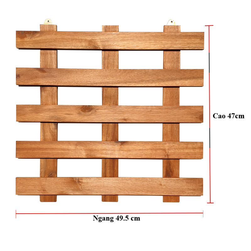 Bộ 2 khung gỗ trang trí treo tường ban công ngoài trời và tường trong nhà - Hàng loại B - Kute Nest