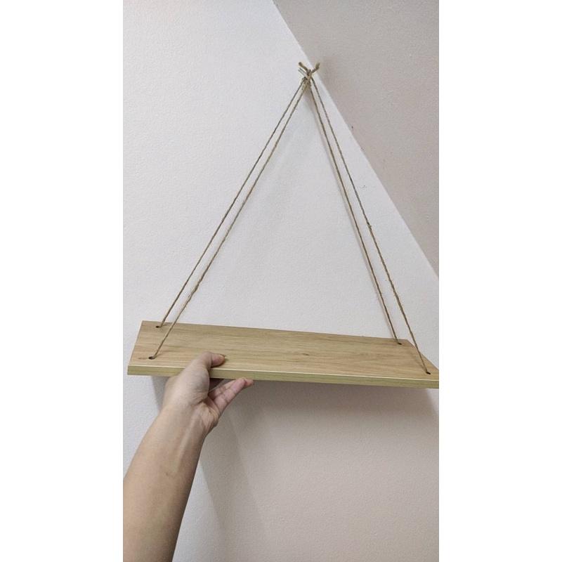 Kệ treo tường trang trí, kệ gỗ decor treo tường đa năng phong cách vintage Mozi - KM003
