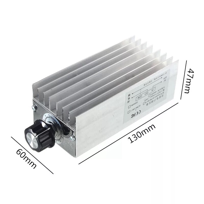 Dimmer 6000W- Bộ điều chỉnh AC 6000W 220V BTA41600 D00-185