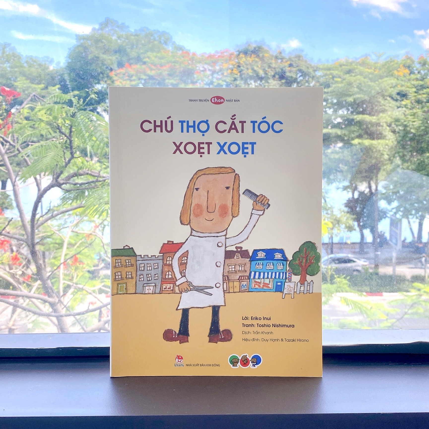 Sách cho bé từ 3 tuổi - Bộ 4 cuốn Nghề nghiệp quanh bé (Tranh truyện Ehon Nhật Bản)