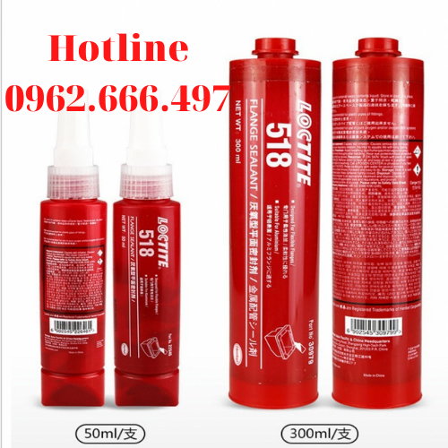 Keo Loctite thay thế gioăng 518-50ml