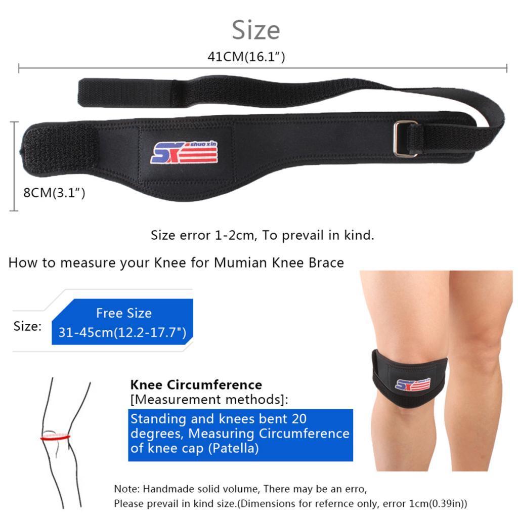 2x Sports Knee / Knee Tendon Strap / Compression Knee / Elastic Breathable