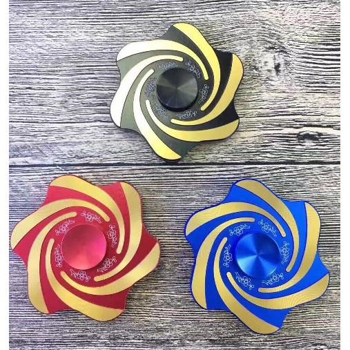 Con Quay Hand Spinner - Fidget Spinner hoa xoắn 6 cánh