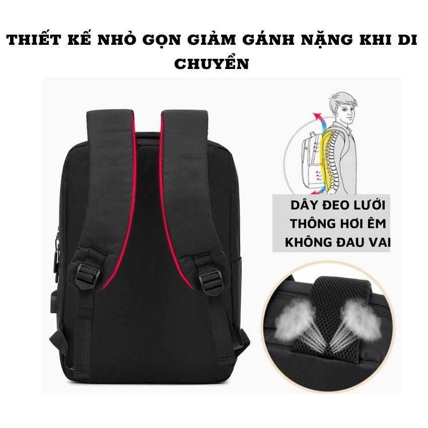 Hình ảnh Balo Thời Trang Nam Đựng Laptop Máy Tính Xách Tay Nhiều Ngăn Có Cổng Sạc Usb Thông Minh BL13 SUNO STORE