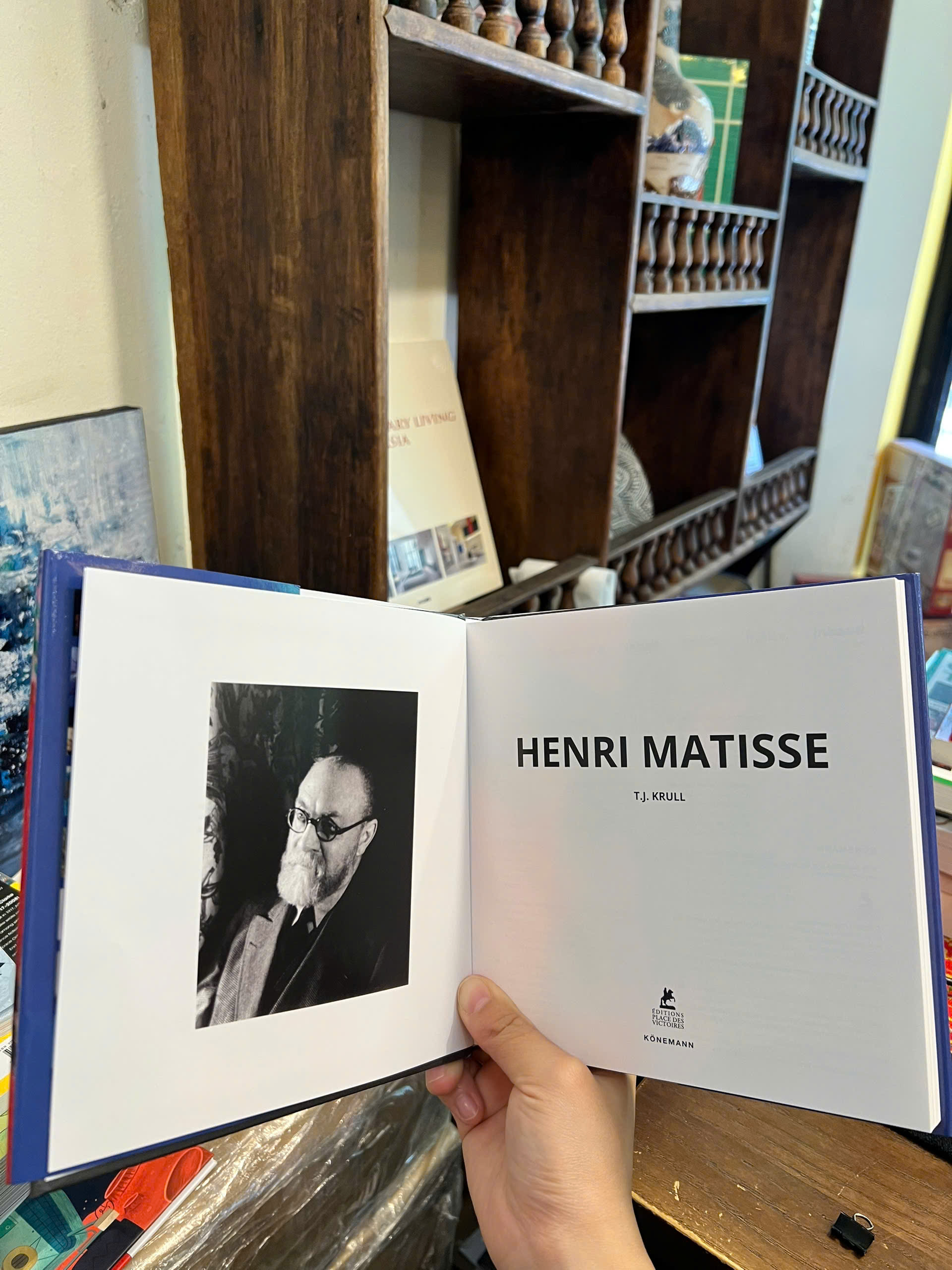 Sách - Henri Matisse by T. J. Krull | Art &amp; Design / Ngoại văn Bìa cứng / Nhập khẩu UK / Nghệ thuật