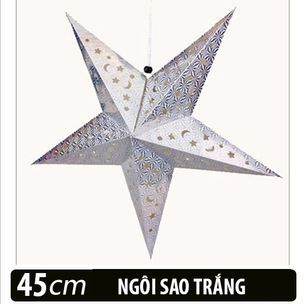 Đèn lồng ngôi sao giấy 45cm