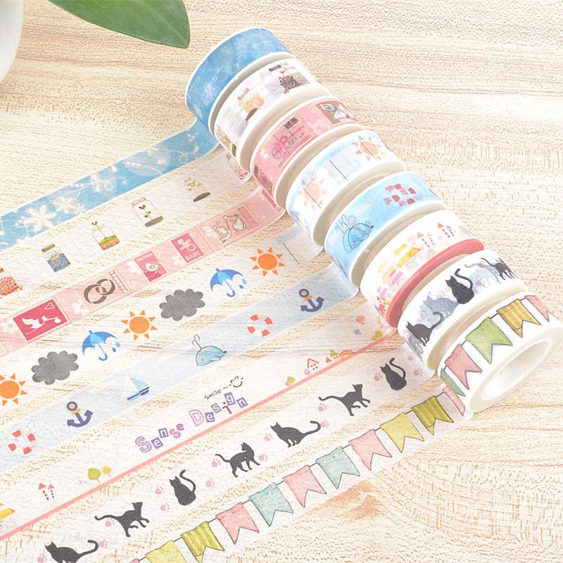 Washi Tape cuộn 1,5x10 mét