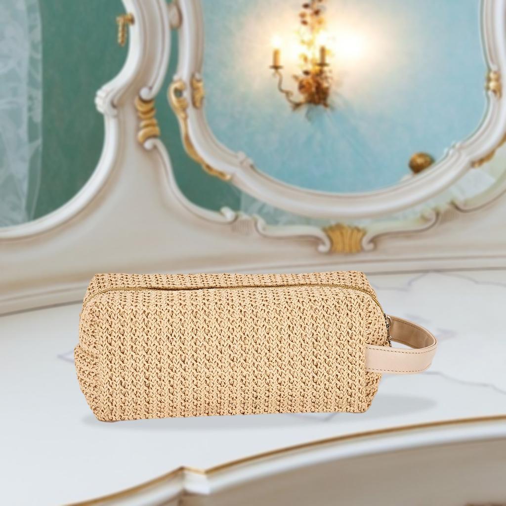 Women's Girl Travel Cosmetic Bag Make Up Toiletries Handbag Tote Bedroom Dressing Desk Trinkets Earrings Pouch
