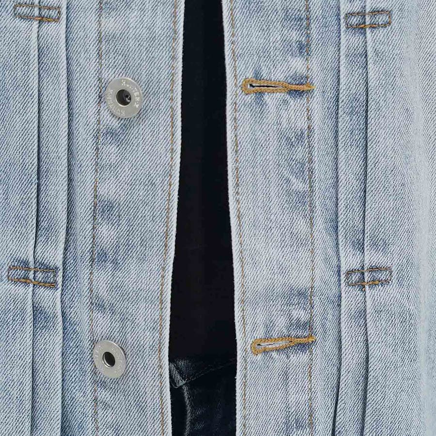 Áo Khoác Nam Jeans Cao Cấp HUNTER X-RAYS Form Straight Cotton Màu Xanh Bạc – Hunter X-Rays K10