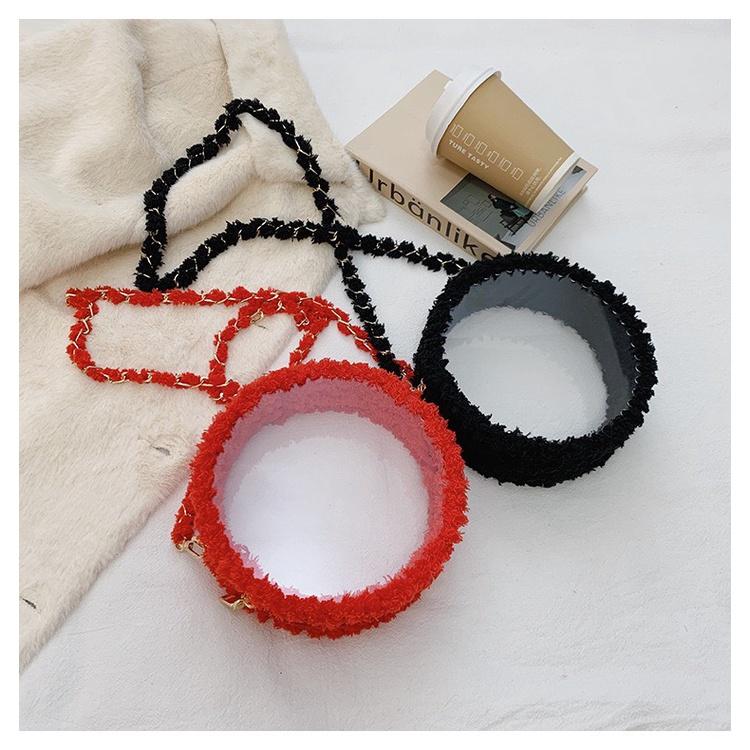 Phụ kiện đan handmade, túi xách mica có khóa kéo