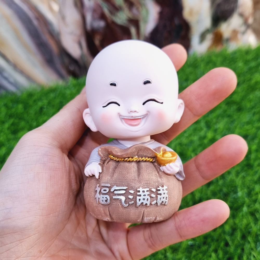 04 mẫu chú tiểu lò xo may mắn