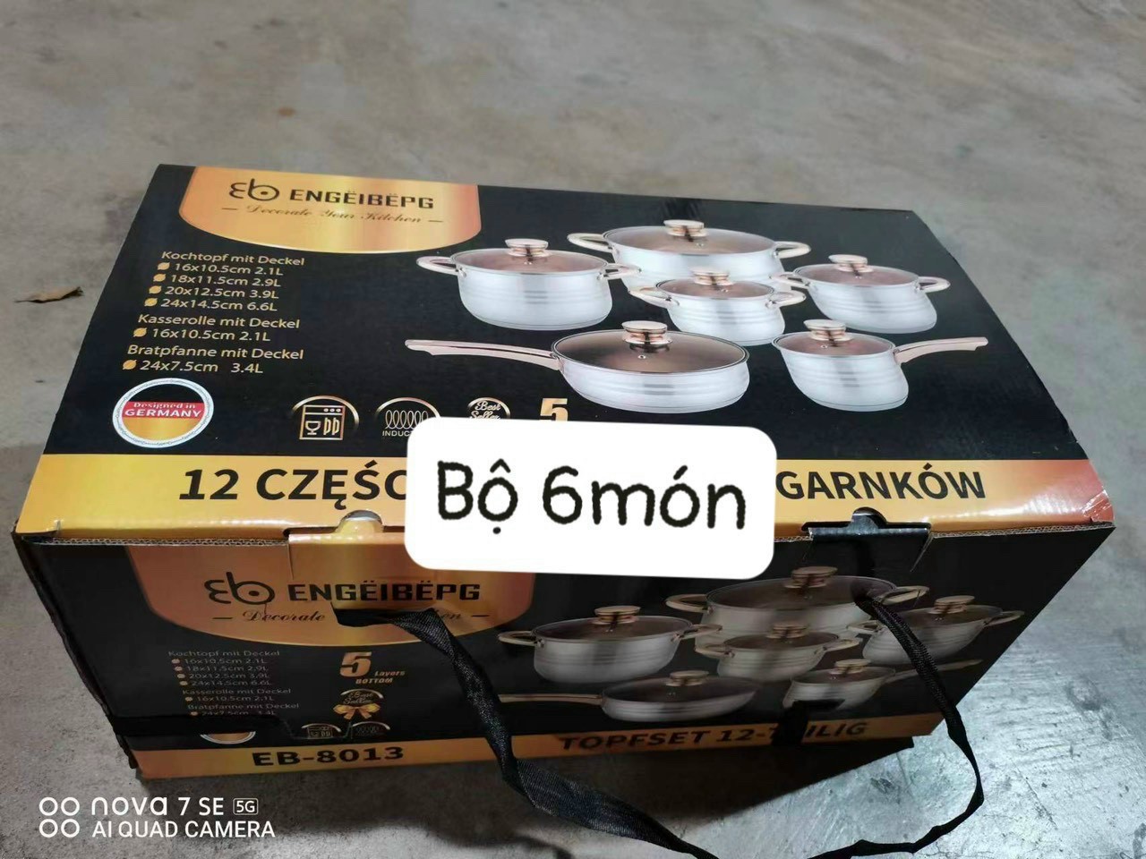 BỘ NỒI ĐỨC 6 MÓN