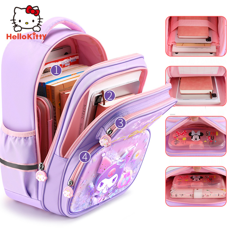 Ba lô CHỐNG GÙ học sinh cấp 1 siêu nhẹ chống nước cao cấp phong cách mới - BEE GEE HS1169