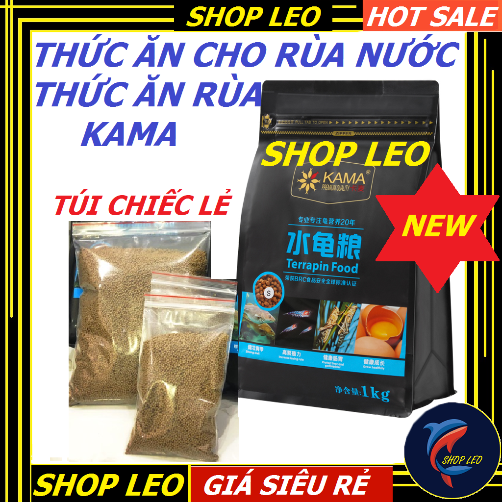 Thức ăn cho Rùa Nước hãng KAMA -  Cám dinh dưỡng cho rùa nước - thức ăn rùa nước