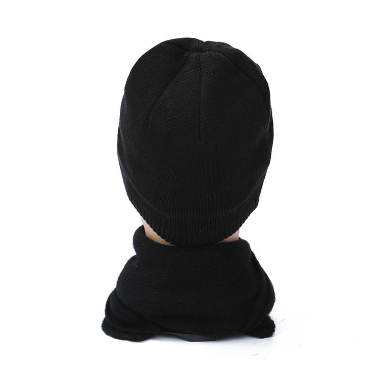 Nón, Mũ len ngắn ML016 màu đen, đỏ cho cả nam và nữ