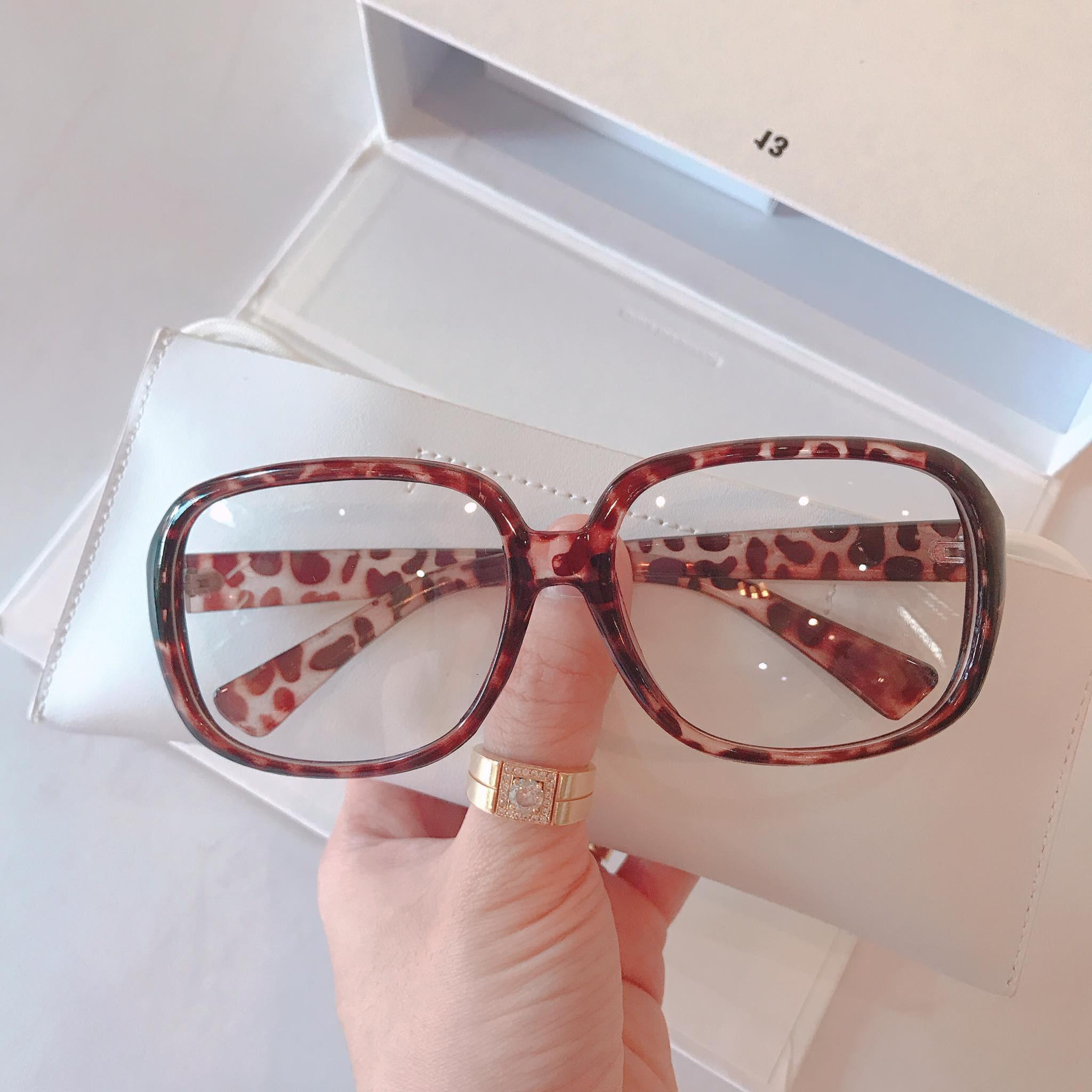 Gọng kính giả cận/Kính cận Mắt vuông Freeform unisex cho Nam
