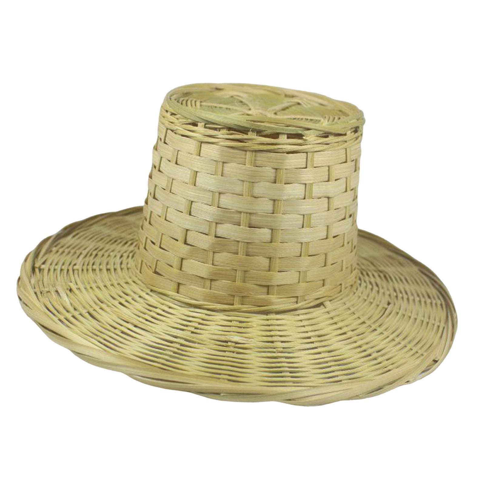 Pendant Lamp Shade Ceiling Pendant Fixture Handmade Weave Round Ceiling Light Cover ,Bamboo Woven Lampshade for Bedroom Restaurant ,Home