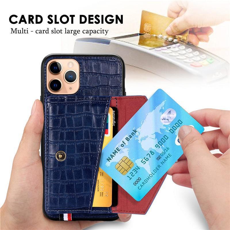 Bao Da Nắp Gập Có Ngăn Đựng Thẻ Cho Iphone Xs Max X Xr 8 7 6 6s Plus Se 2020