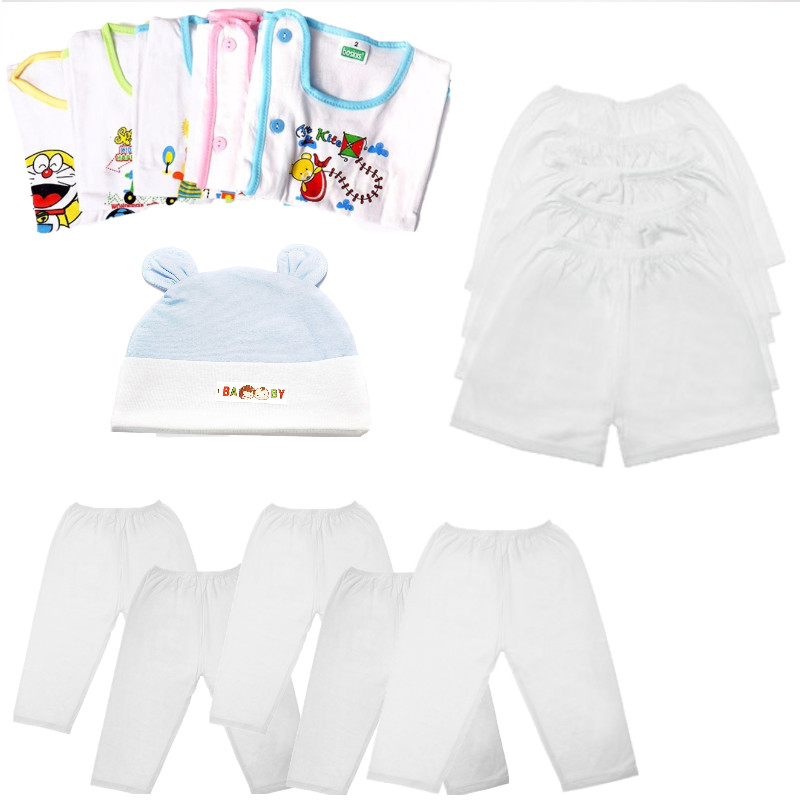 BỘ QUẦN ÁO CHO BÉ SƠ SINH - TẶNG 1 NÓN THỎ SIÊU KUTE