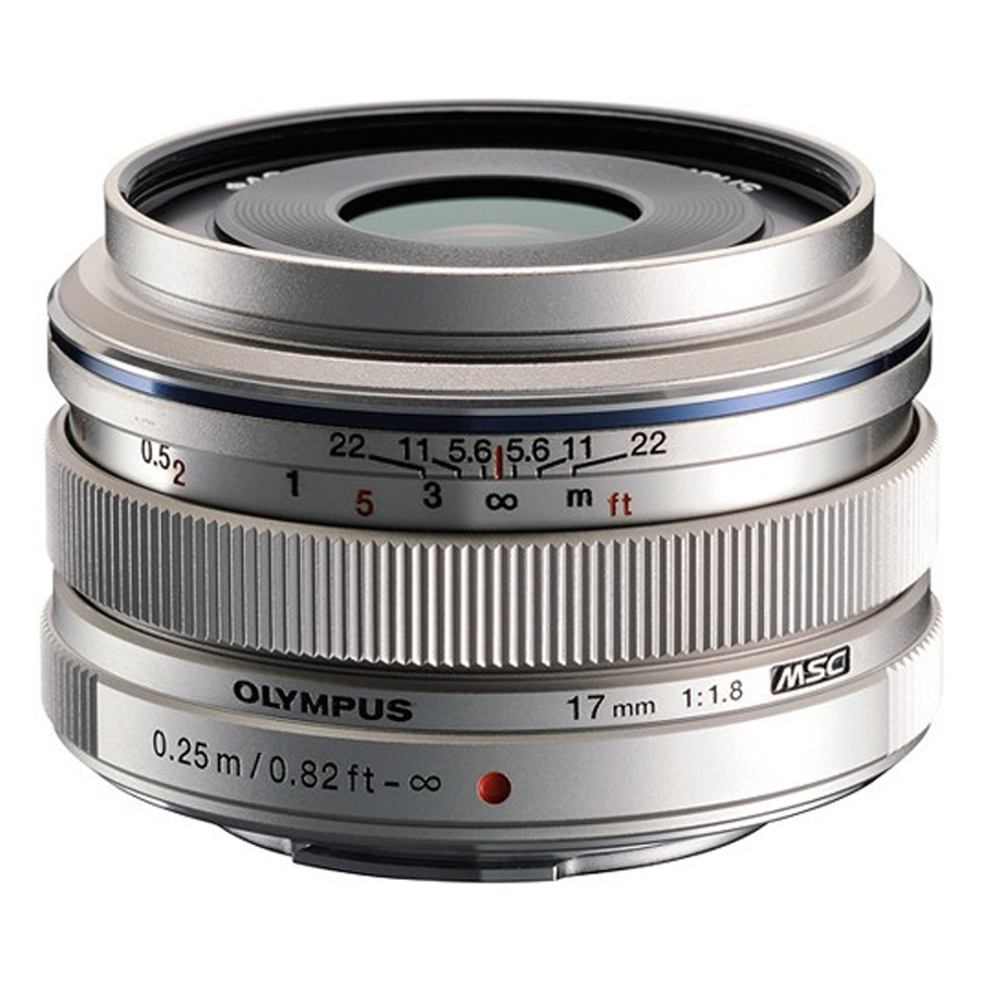 Ống Kính Olympus M.Zuiko Digital ED 17mm F1.8 (Bạc) - Hàng Chính Hãng