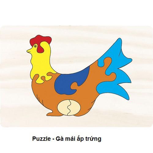 Tranh ghép các loài động vật - Puzzle 16x24xm- phần 2