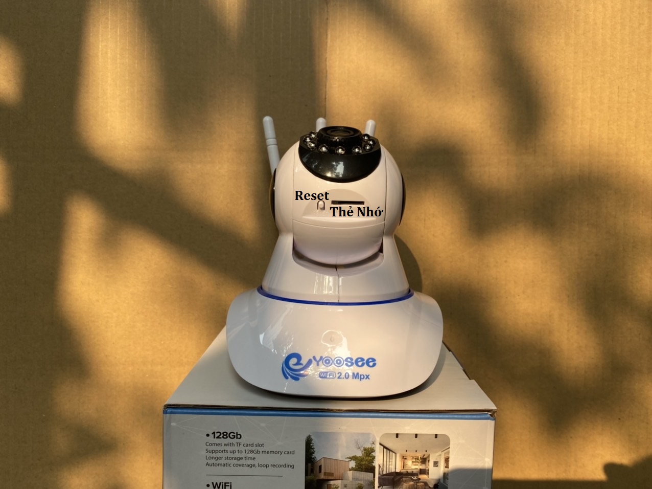 Camera Wifi Trong Nhà Yoosee 2.0 Full HD, 3 Râu, Xoay 360 độ , Đàm Thoại 2 Chiều, Cảm Biến Báo Động – Hàng Nhập Khẩu