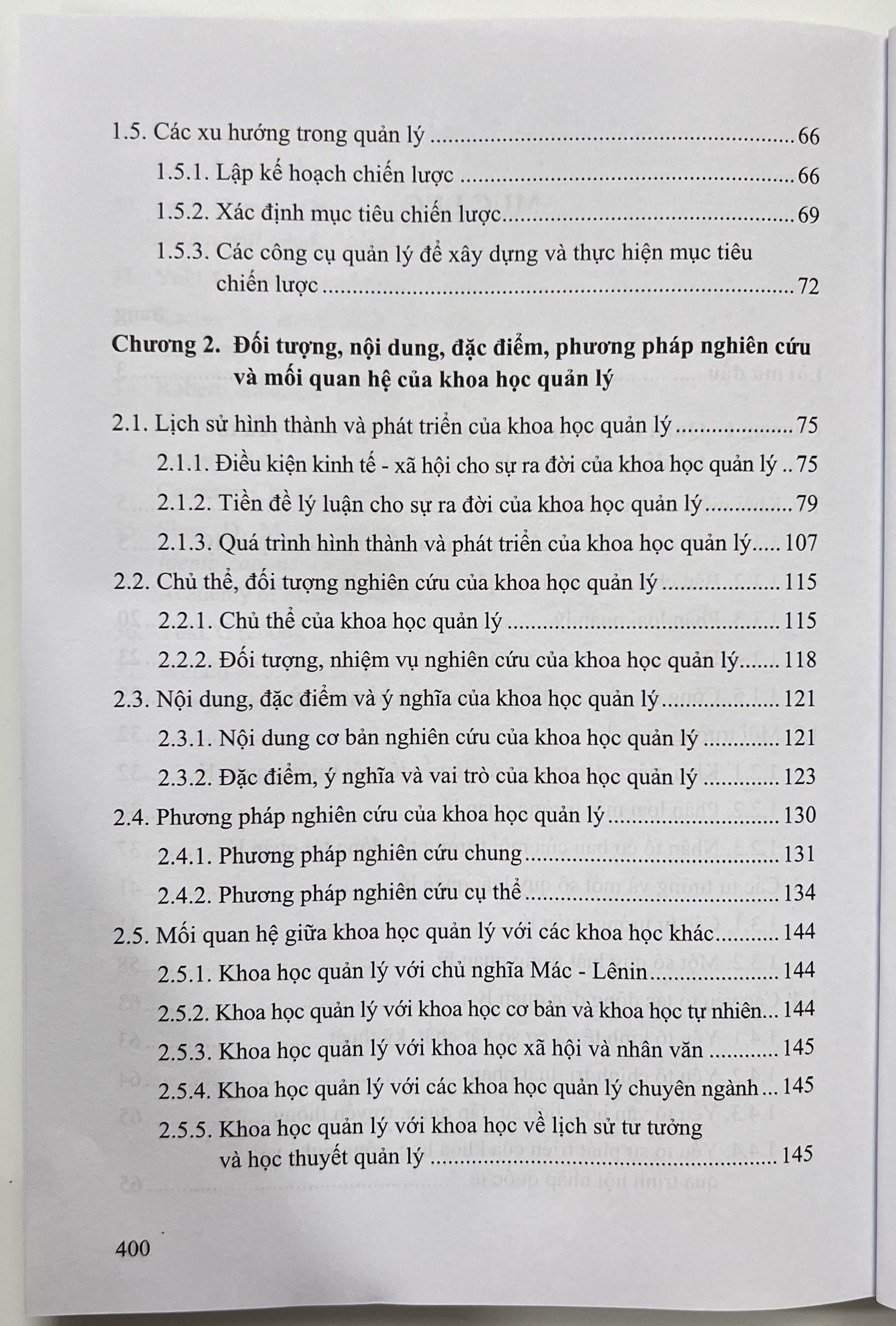 Sách - Khoa Học Quản Lý