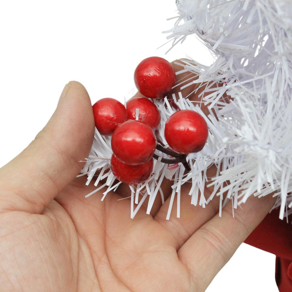 Cây Thông Mini Màu Trắng Trang Trí Noel 38 cm - Chaang Chiia LP-T15W-R