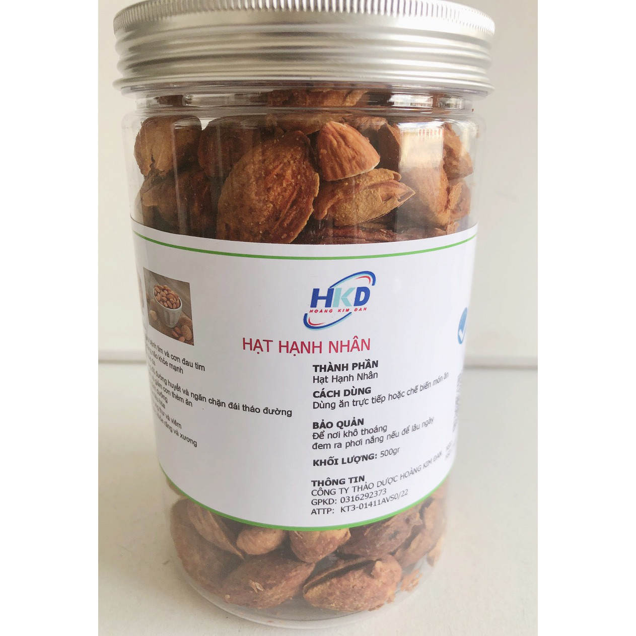 Hạt hạnh nhân - Nguyên vỏ thơm ngon (200gr)