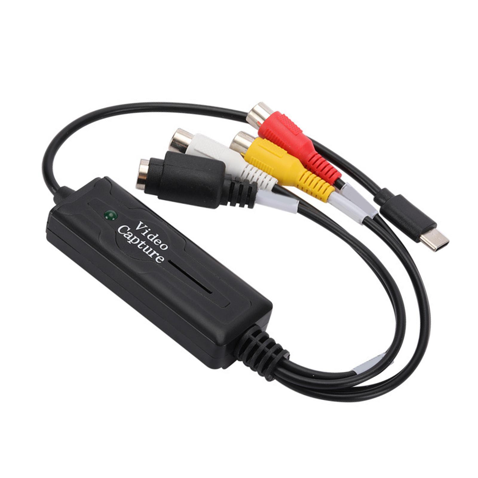 RCA to USB Converter Digital Via USB 3.1 Port Audio for PC/Mobile