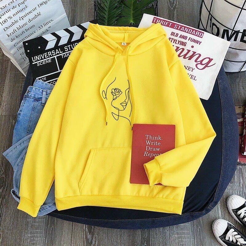 Áo hoodie nam nữ áo khoác CÔ GÁI unisex nỉ phong cách ovesize siêu đẹp Form Rộng – ST20 - babitrendy