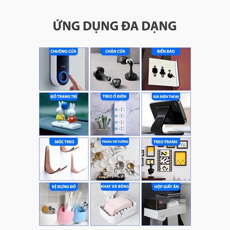 Miếng Dán Nano 2 Mặt Siêu Dính Loại Đẹp - Chống Thấm Chịu Nước Siêu Bền Chắc , Siêu Chịu Lực