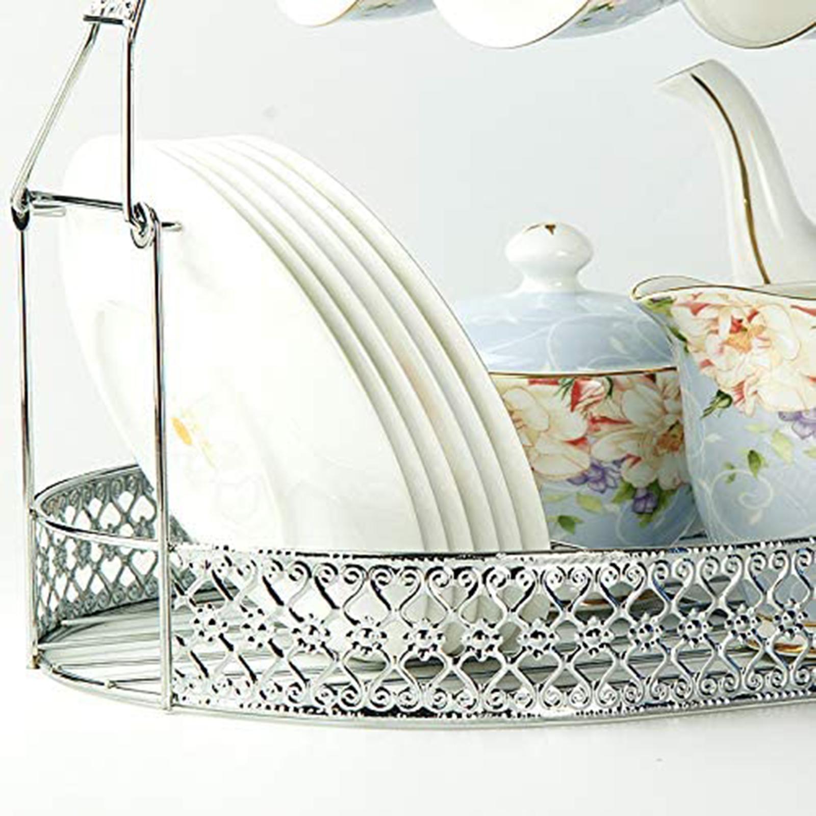 Iron Mug Holder Coffee Rack Coffee Cup Holder Dishes Organizer