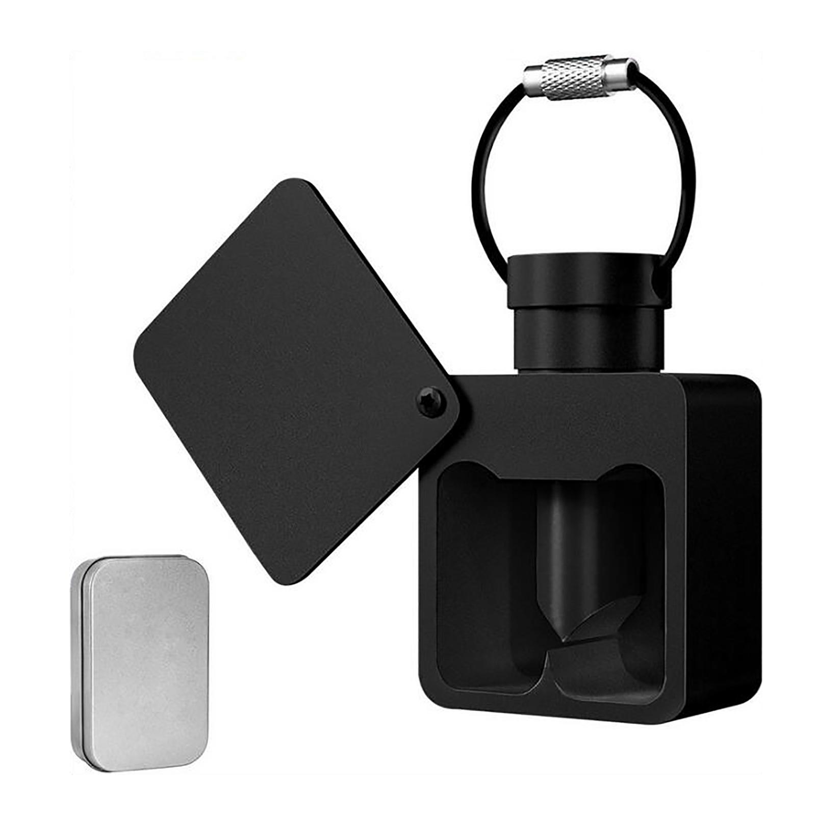 Medicine Storage Box with Pill Cutter Bottle Pill Pendant Necklace for Home Use Capsule