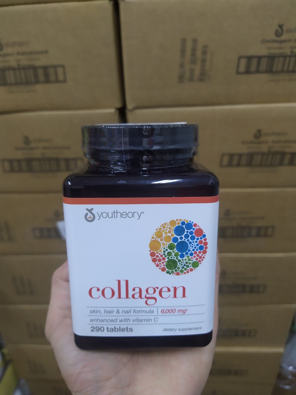Collagen Youtheory Mỹ chứa collagen, vitamin c, biotin… tạo sức khỏe và sắc đẹp từ bên trong cho da, tóc, móng, sụn, gân, dây chằng, khớp - Massel Official