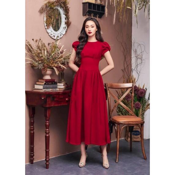 ĐẦM XOÈ TAY PHỒNG CỔ TRÒN