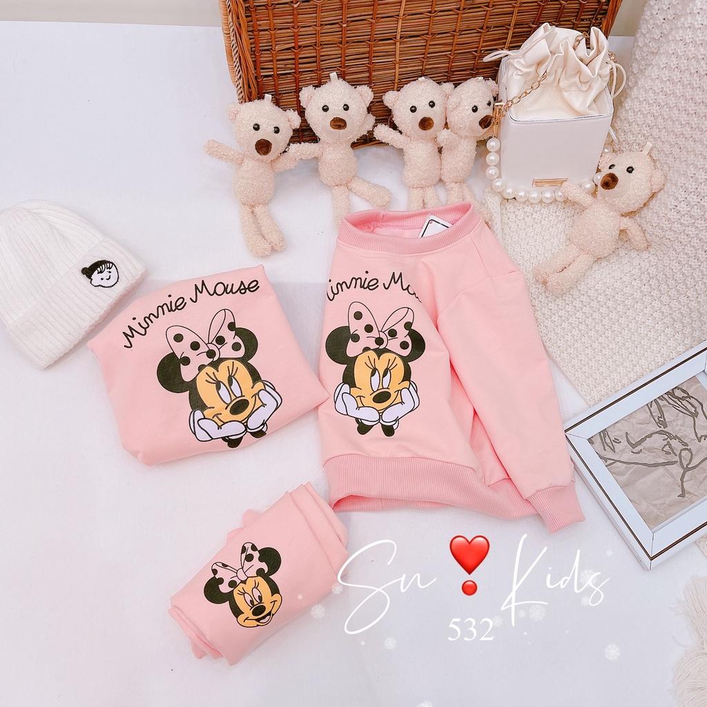 Bộ quần áo bé gái Mickey da cá Quảng Châu