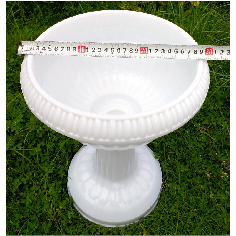 10 Chậu LY nhựa kèm ĐẾ tách rời, trồng hoa, cây cảnh, sen... Size3  Kt: 30x45