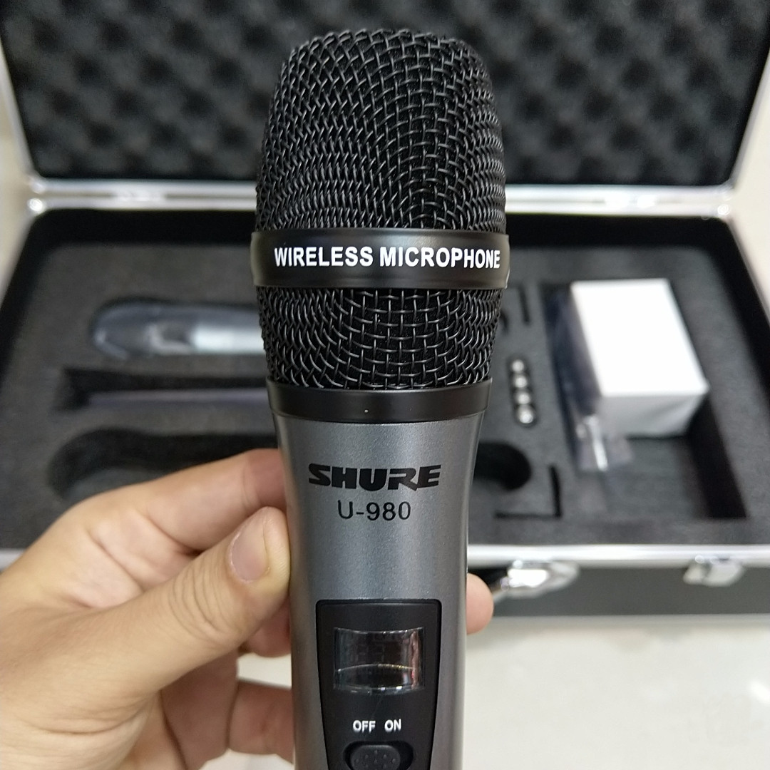 Micro Shure U980 Không Dây Chuyên Nghiệp - Hàng Nhập Khẩu