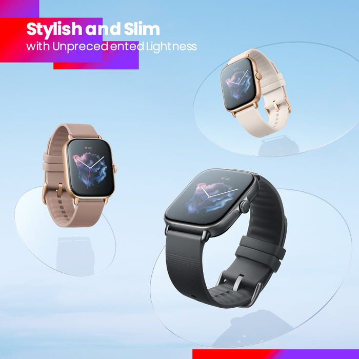 Đồng hồ thông minh cao cấp Huami Amazfit GTS 3 - GPS độc lập - Hỗ trợ tiếng việt - Theo dõi sức khỏe 24H - Hàng Chính Hãng