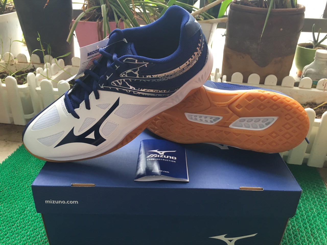 Giày cầu lông_ bóng chuyền Mizuno Nam V1GA197014 chính hãng