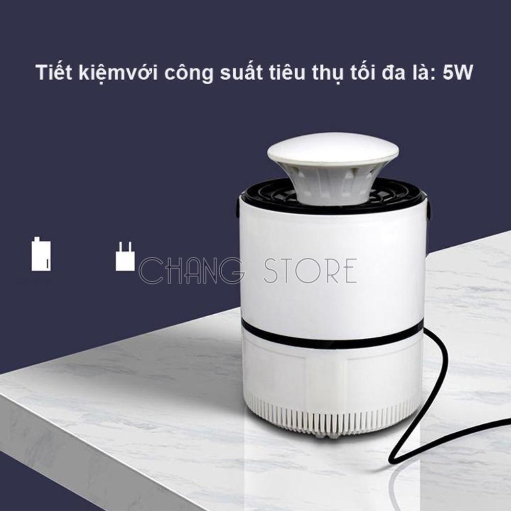 Đèn Bắt Muỗi Thông Minh Hình Trụ Cổng USB