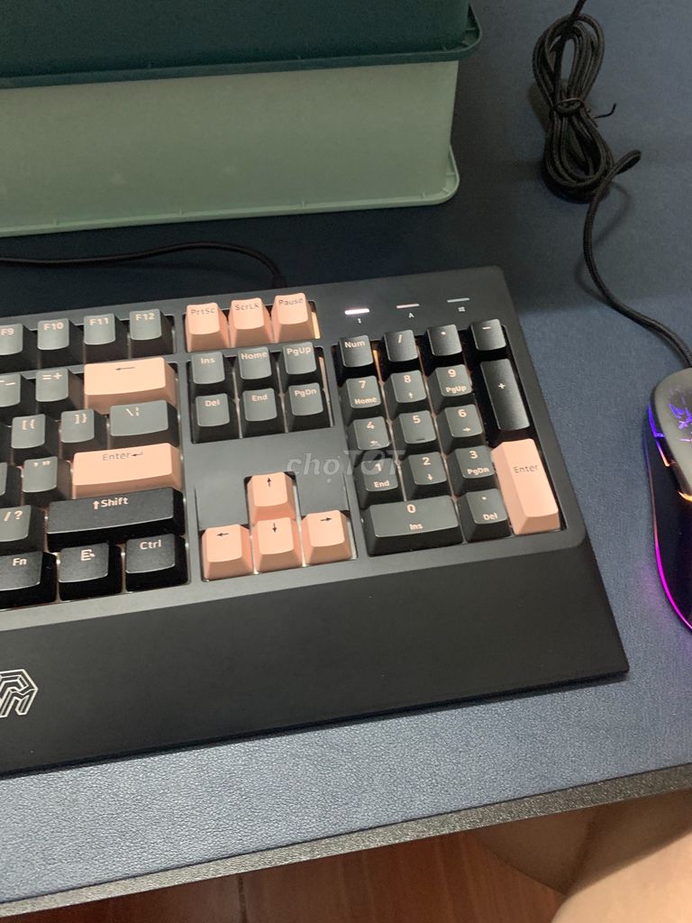 Bàn phím cơ Mojike GK1 Black Pink _Hàng chính hãng