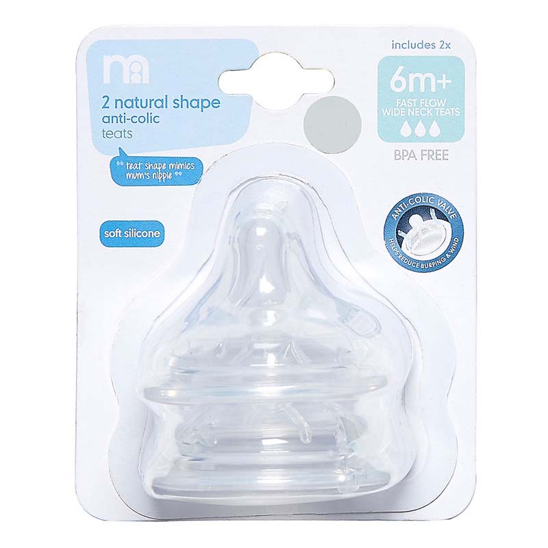 Núm Ty Mothercare - Trắng Trong (2 Cái)